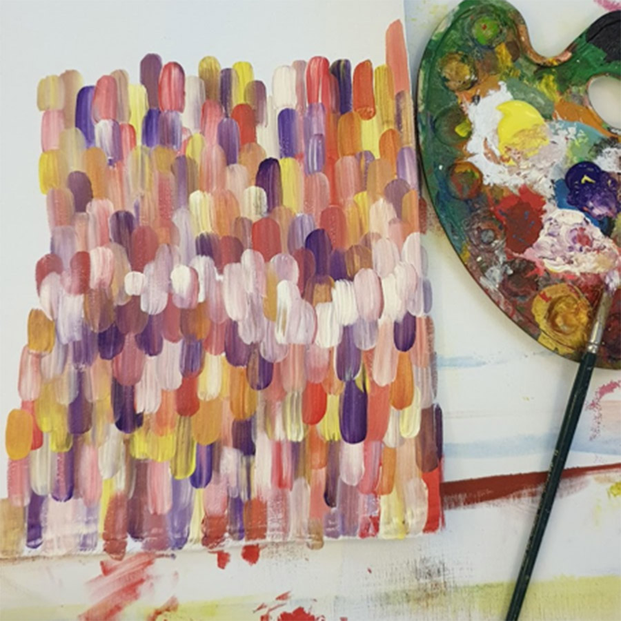 Passionarta-Kunst-entsteht